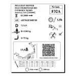 Load image into Gallery viewer, Fiorino, Yatay Sökülebilir-Mandallı (2008-Bugüne)