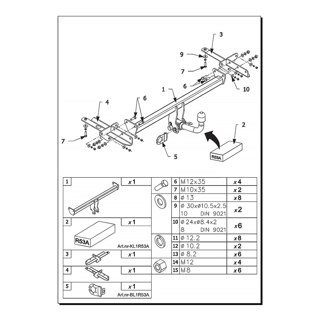 500L, Yatay Sökülebilir-Mandallı (2012-Bugüne)
