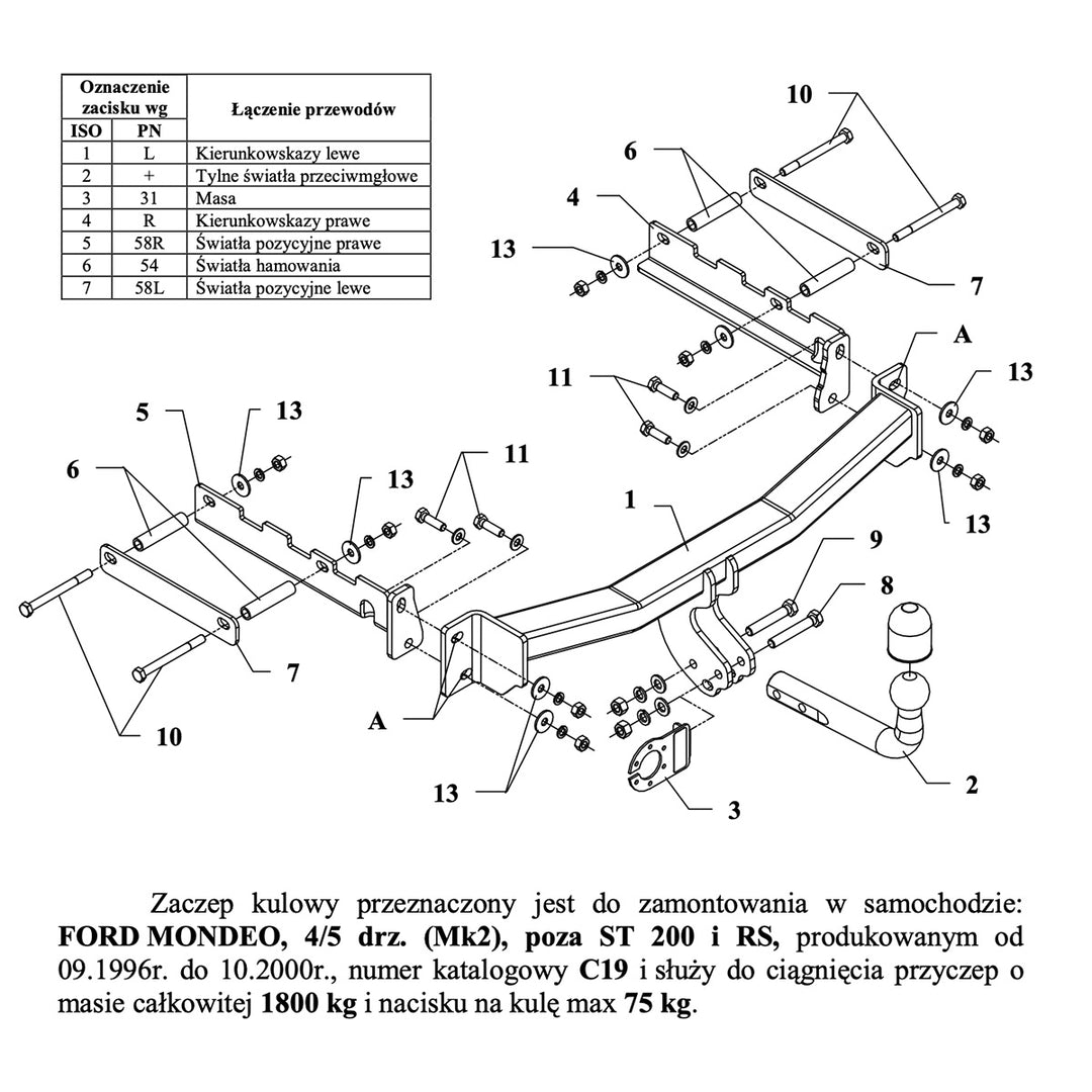 Mondeo 4/5 Kapı, (1996-2000)