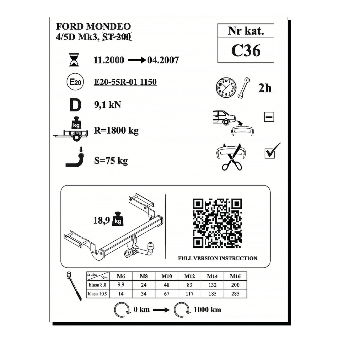 Mondeo 4/5 Kapı, (2000-2007)