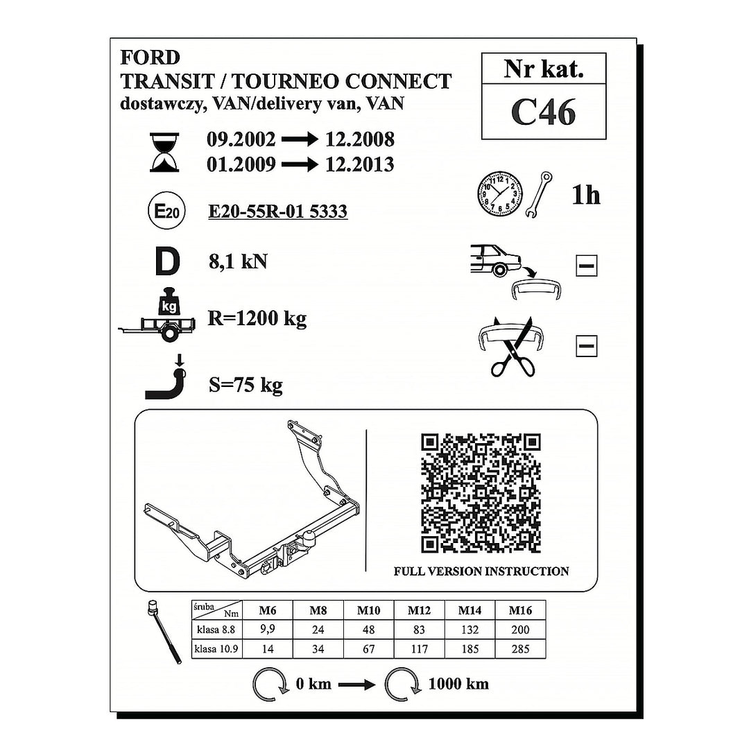Transit Connect, Flanşlı (2002-2013)