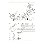 Load image into Gallery viewer, Transit Custom, Yatay Sökülebilir-Mandallı (2012-2023)
