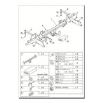Load image into Gallery viewer, Transit Courier, Yatay Sökülebilir-Mandallı (2023-Bugüne)
