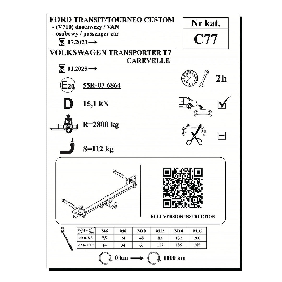Tourneo Custom, (2023-Bugüne)